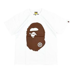 BAPE Big Ape Head T-shirt White Brown | A Bathing Ape
